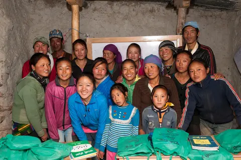 group picture of Literacy class